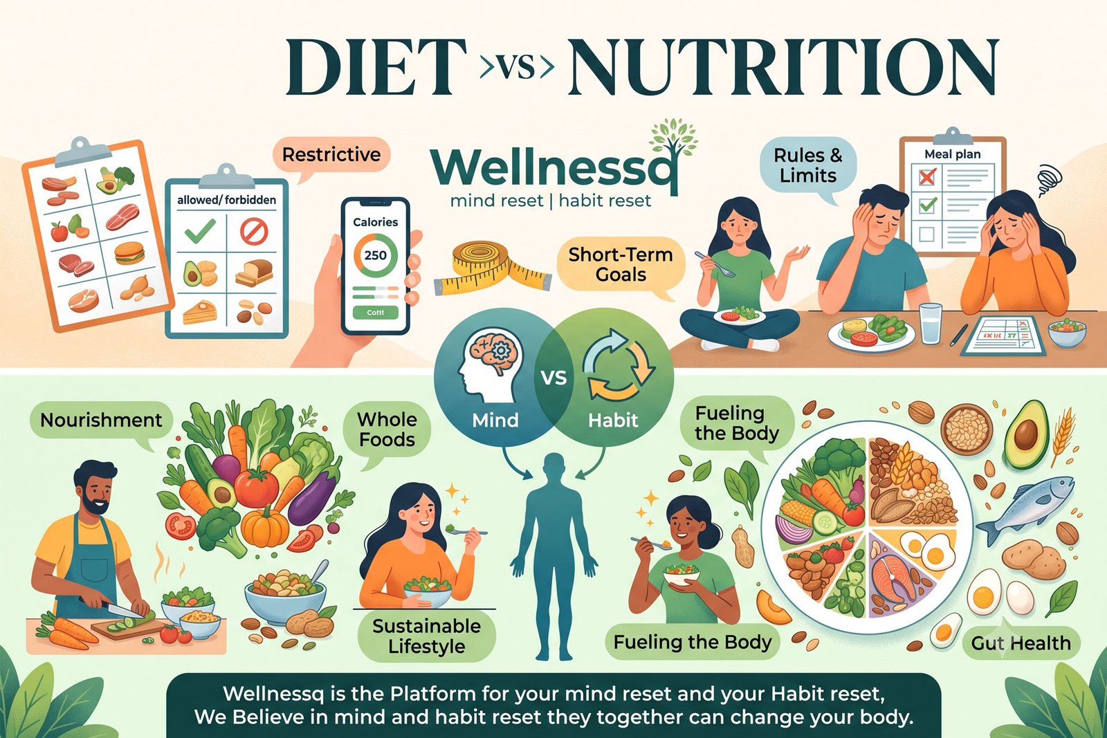 Diet​ Vs Nutrtion